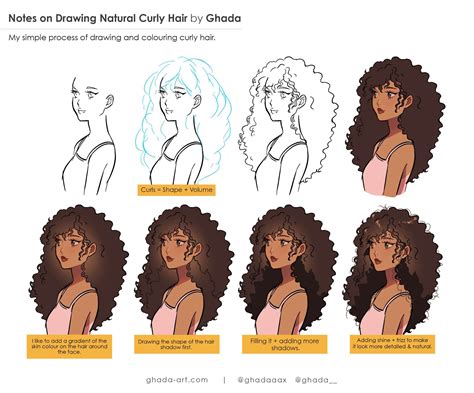 9 unbelievable hairstyle drawing reference curly