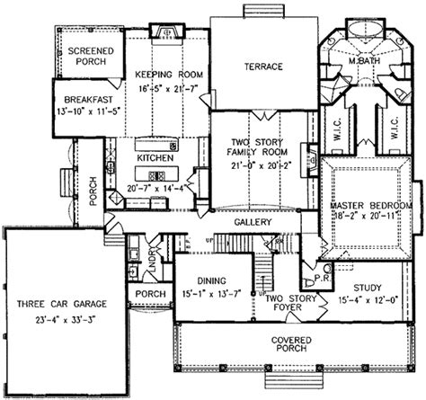 large country home plan ge architectural designs house plans country house plans