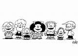 Mafalda Pages Coloring Amigos Sus Con Quino Colouring Kids Book Online Worksheets Printable Websincloud Activities sketch template