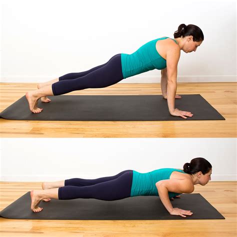 push ups  ultimate yoga pose  strengthen  arms  core popsugar fitness photo