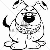 Angry Dog Getdrawings Drawing sketch template