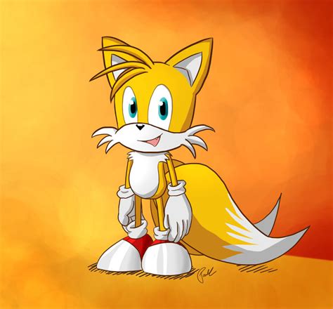 Tails The Fox Practice T By Poppycorn99 On Deviantart