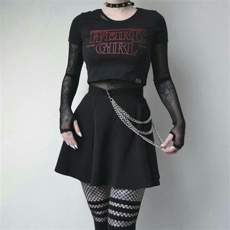 Gothy Outfit Hipster Outfits E Girl Outfits Gothic Outfits Edgy