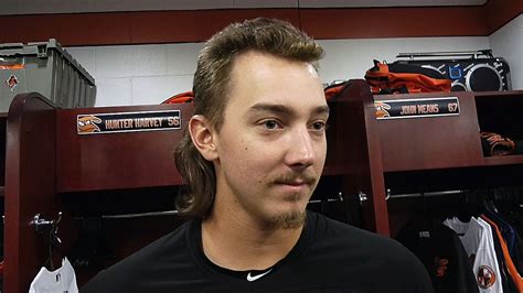 here s the story behind orioles rookie hunter harvey s mullet ‘this year i let it ride