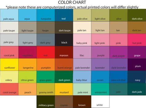 custom color chart swatch book swatchbook reference chart chart
