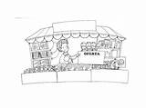 Tiendas Comercios Kiosco Negocio Quiosco Haga Ampliado Haya sketch template