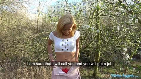 Public Agent Big Cock Gets Blondes Tight Pussy Wet In Public Forest