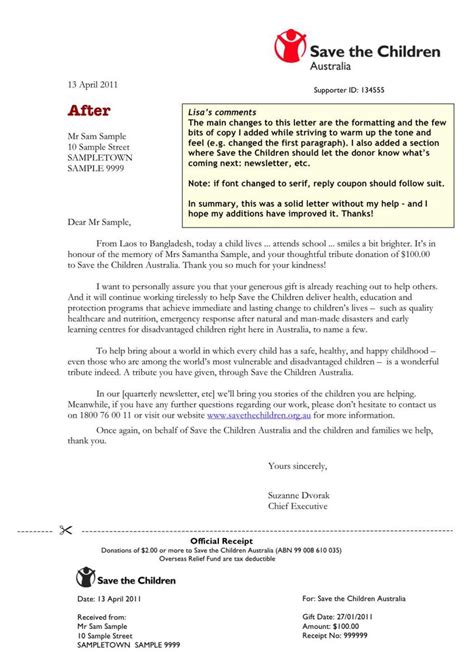 donation acknowledgement letter template examples letter template