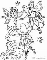 Coloring Fairy Pages Print Fairies Tree House Adults Flying Wood Summer Hellokids Template Sheets sketch template