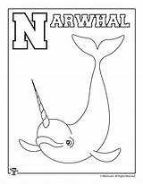 Coloring Alphabet Pages Letter Set Narwhal Kids Woojr Preschool Printable Activities Worksheets Crafts Book Sheets Woo Jr sketch template