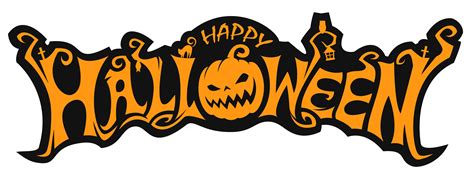 happy halloween pumpkin lettering design  vector art  vecteezy