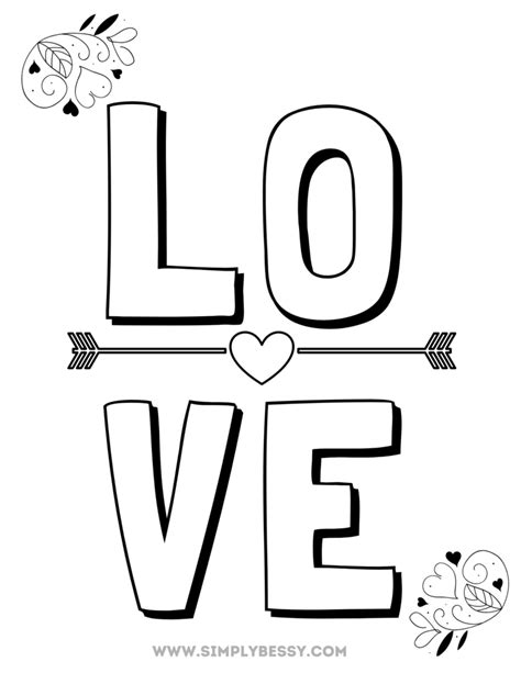 valentines day coloring pages   printables   happy