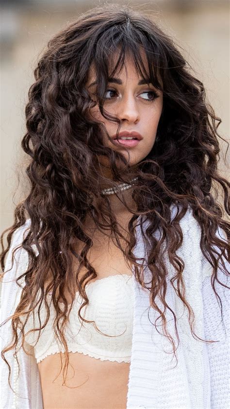 singer camila cabello curly hair 2019 mobile wallpaper music hd