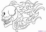 Pages Skull Coloring Draw Flaming Skulls Flames Step Fire Gangster Drawing Colouring Graffiti Gangsta Dice Printable Scenery Tattoo Heart Drawings sketch template