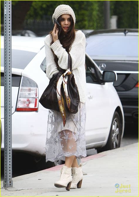 Vanessa Hudgens Wears Yoko Ono Like Glasses While Shopping