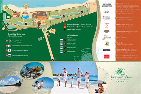 resort map akumal bay beach wellness resort riviera maya mexico