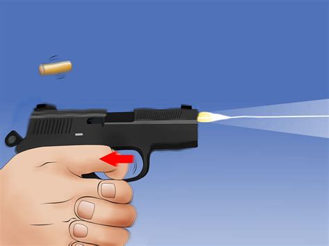 aim  pistol  steps  pictures wikihow