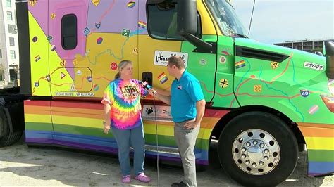 Lgbt Truckers Gain Momentum For Their Drive To Ride With Pride Youtube