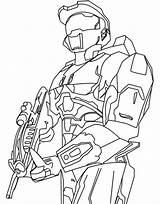 Halo Coloring Master Chief Drawing Pages Para Dibujar Easy Sketch Clipart Call Destiny Duty Ghost Imagenes Boys Drawings Head Wars sketch template
