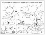 Fisicos água Atividade Ciclo Ciencia sketch template