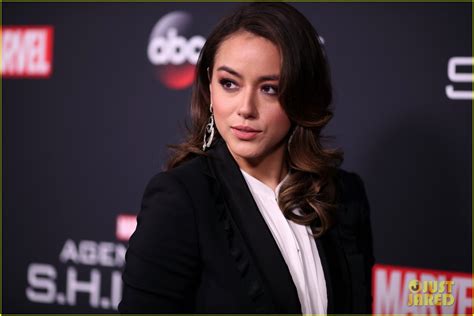chloe bennet and co stars celebrate agents of s h i e l d 100th episode