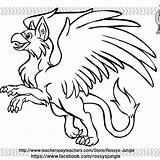 Pages Coloring Griffin Colorings Gryphon Printable Getdrawings Getcolorings sketch template