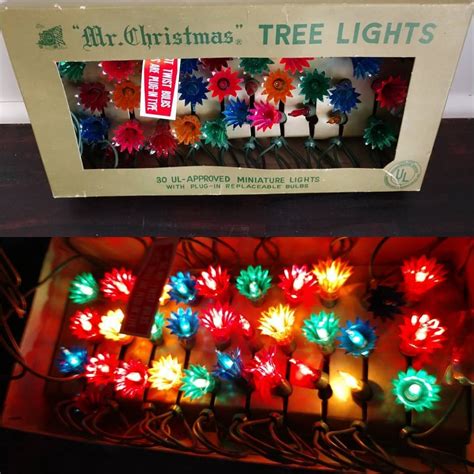 set of “mr christmas” lights 20 sh these lights are in working condition and are very