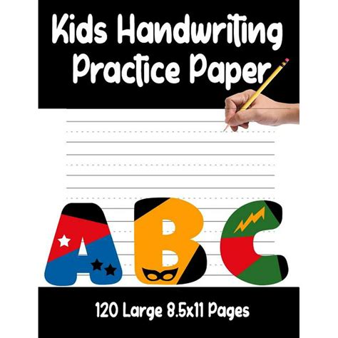 writing practice books kids handwriting practice paper  large
