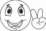 Emoticon Ausmalbilder Emojis Wecoloringpage Smiley Ausdrucken Faces Malvorlagen sketch template