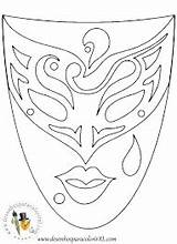 Mascaras Mascara Maschera Venezianas Ven Triangolo Máscaras Carnevale Resultado Bimbidicarta Conosco Mascherina Africanas sketch template