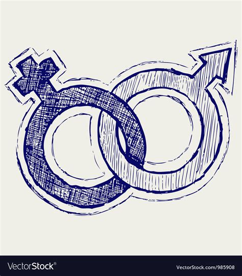 male and female sex symbol royalty free vector image