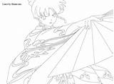 Inuyasha Pages Choose Board Witch Coloring sketch template