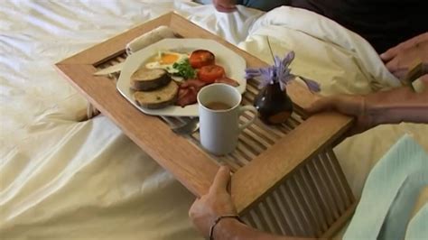 how to make a breakfast in bed tray youtube
