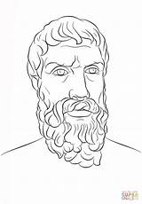 Epicurus Coloring Pages Plato Para Philosophy Drawing Printable Colouring Sketch sketch template