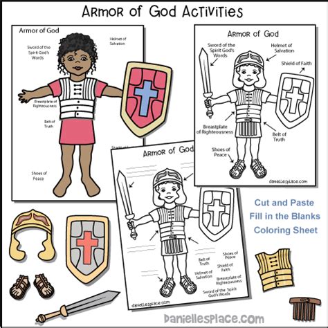 armor  god crafts  activities page