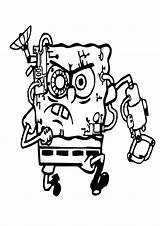 Spongebob Pirate sketch template