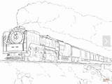 Locomotive Ironhorse Yescoloring sketch template