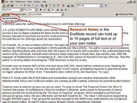 research simplified  endnote