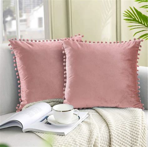 adam home velvet cushion covers  invisible zipper    cm decorative throw