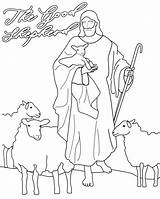 Coloring Good Shepherd Pages Story Come Follow Lds 5th April May Lesson Helps Primary John Colored Ministering Shephard Kids sketch template