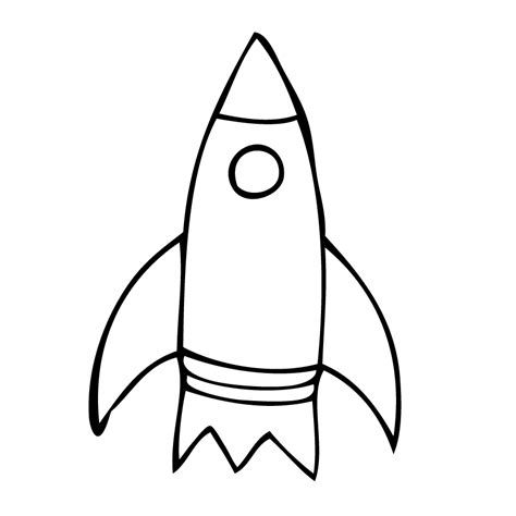 space rocket template clipart