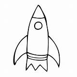 Rocket Drawing Ship Outline Clipart Drawings Space Rockets Template Coloring Simple Line Cliparts Clip Color Clipartbest Sheet Blogging Software Re sketch template