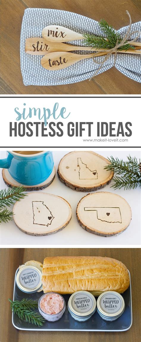 simple hostess gift ideas flavored butters engraved