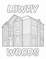 Lowry sketch template