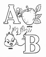 Coloring Alphabet Pre Activity Abc Pages Letters Color Sheets Sheet Print Prek Objects Easy Simple Honkingdonkey Learn Set sketch template