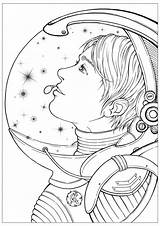 Astronaut Astronaute Colorare Adultos Adulti Astronauta Coloriages Sheets Supernatural Espace Justcolor Repetition Jennifer Espacio Nggallery sketch template