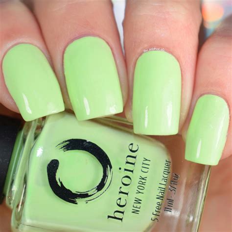 neon lime green nail polish sublime heroinenyc   green