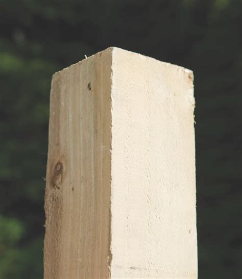 forest fence posts 75mm x 75mm x 2 4m 4 pack screwfix