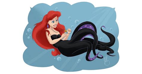 Ariel As Ursula Disney Princess Villains Popsugar Love