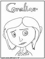 Coraline Coloring Pages Drawing Results sketch template